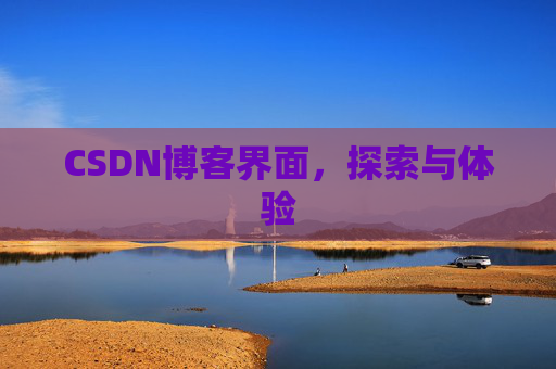 CSDN博客界面，探索与体验